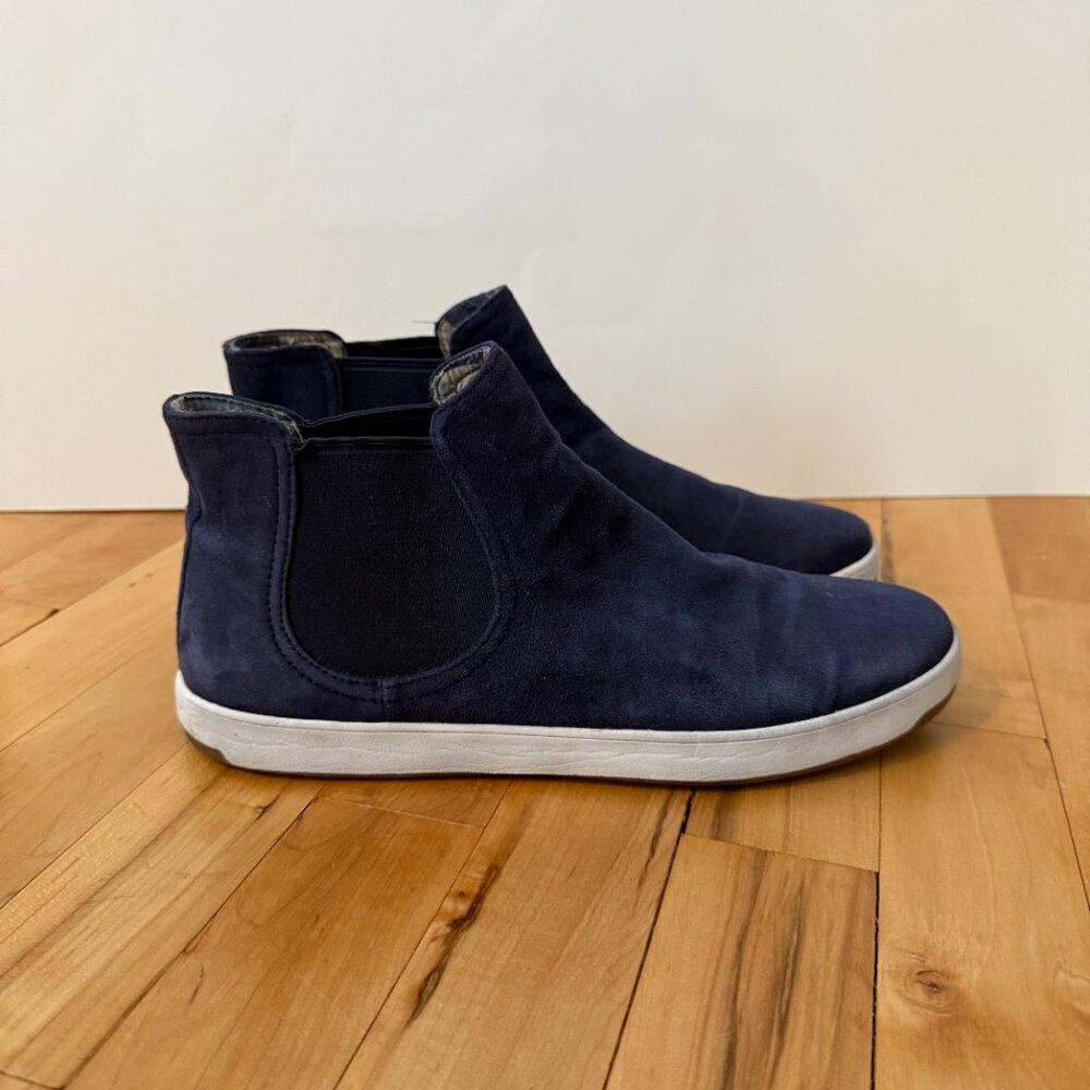 Tommy Bahama Women's Suede Cove Palms Relaxology Ankle Bootie Navy Size‎ 10 - Picture 3 of 9